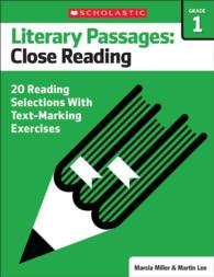 Literary Passages Close Reading, Grade 1 (Literary Passages: Close Reading) （CSM）