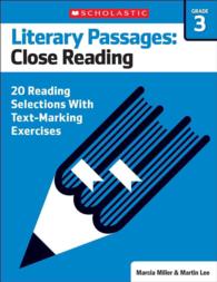 Literary Passages Close Reading, Grade 3 (Literary Passages: Close Reading) （CSM）