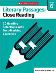 Literary Passages Close Reading, Grade 6 (Literary Passages: Close Reading) （CSM）
