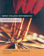 Basic College Mathematics, 8th + Math Study Skills Workbook, 3rd + Mathematics Instructional DVD Series +Mathspace Student CD + Eduspace （8 PCK）