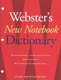 Webster's New Notebook Dictionary : School and Office Edition