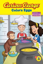 Curious George Colors Eggs (Green Light Readers. Level 1)