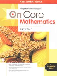 On Core Mathematics Assessment Guide Grade 5 : Common Core （CSM）