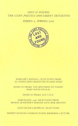 Lost & Found: The CUNY Poetics Document Initiative， Series II (Lost and Found: The Cuny Poetics Document Initiative)