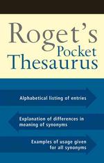 Roget's Pocket Thesaurus