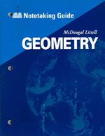 Geometry, Grade 10 Notetaking Guide : Mcdougal Littell High School Math