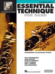 Essential Technique for Band : Intermediate to Advanced Studies, Clarinet, Book 3 （PAP/PSC）