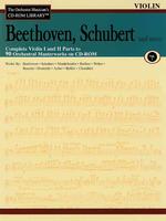Beethoven, Schubert and More : Violin (The Orchestra Musician's Cd-rom Library, Volume 1) （PAP/CDR）