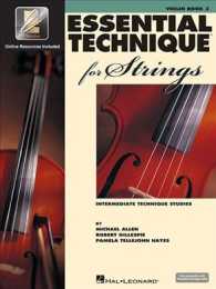 Essential Technique for Strings Book Three : Violin: Intermediate Technique Studies (Essential Technique for Strings) （PAP/PSC）