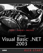 Microsoft Visual Basic .Net 2003 : Kick Start