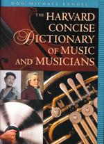 ハーバード音楽、音楽家事典<br>The Harvard Concise Dictionary of Music and Musicians (Harvard University Press Reference Library/belknap)