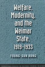 Welfare, Modernity, and the Weimar State 1919-1933 (Princeton Studies in Culture/power/history)