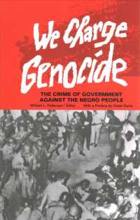 We Charge Genocide : The Historic Petition to the United Nations for Relief from a Crime of the United States Government against the Negro People