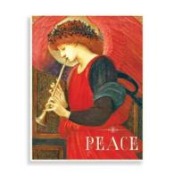 Red Harmonious Angel Boxed Draw Holiday Notecards （BOX NCR NO）