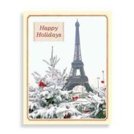 Parisian Winter Boxed Draw Holiday Notecards （BOX NCR NO）
