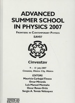 Advanced Summer School in Physics : Frontiers in Contemporary Physics-EAV07 (Aip Conference Proceedings) （2007）