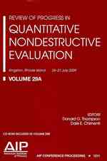 Review of Progress in Quantitative Nondestructive Evaluation (Aip Conference Proceedings / Materials Physics and Applications) （2010）