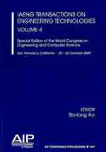 IAENG Transactions on Engineering Technologies (Aip Conference Proceedings)