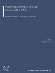 Processes in Isotopes and Molecules (PIM 2011) (Aip Conference Proceedings / Materials Physics and Applications)