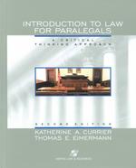 Intro to Law for Paralegals: Pb （2ND）