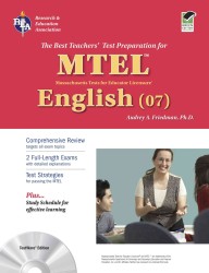 The Best Teachers' Test Prepstsyopm for the Mtrl English 07 : Testware Edition （PAP/CDR）