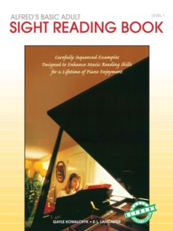Alfred's Basic Adult Piano Course : Sight Reading Book, Level 1