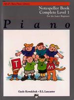 Alfred's Basic Piano Library Notespeller Book Complete Level (Alfred's Basic Piano Library)
