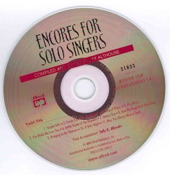 Encores for Solo Singers : Medium Low Accompaniment Cd