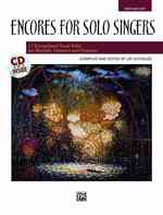 Encores for Solo Singers （PAP/COM）
