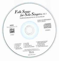 Folk Songs for Solo Singers : High 〈1〉