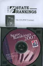 State Rankings 2007 : A Statistical View of the 50 United States- PDF Format （CDR）
