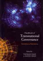 超国家的ガバナンス・ハンドブック<br>Handbook of Transnational Governance : Institutions and Innovations