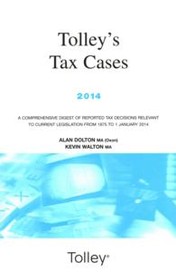 Tolley's Tax Cases 2014 -- Paperback