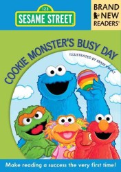 Cookie Monster's Busy Day (4-Volume Set) (Brand New Readers) （BOX）
