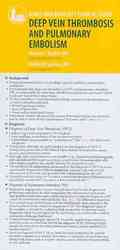Jones and Bartlett Clinical Cards Deep Vein Thrombosis and Pulmonary Embolism （1 CRDS）
