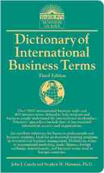 Dictionary of International Business Terms (Barron's Business Dictionaries) （3TH）