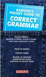 Barron's Pocket Guide to Correct Grammar (Barron's Pocket Guides) （4TH）