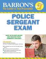 Barron's Police Sergeant Exam (Barron's Police Sergeant Examination) （5 Revised）