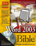 Word 2003 Bible （PAP/CDR）