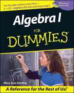 Algebra for Dummies (For Dummies (Computer/tech))