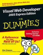 Visual Web Developer 2005 Express Edition for Dummies (For Dummies (Computer/tech)) （PAP/CDR）