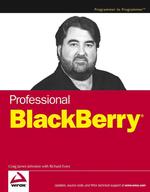 Professional BlackBerry (Programmer to Programmer)
