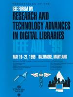 6th Advances in Digital Libraries (Adl '99) （1999, 6th）