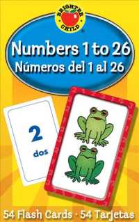 Numbers 1 to 26 Flash Cards, Grades PK - 3 : Numeros del 1 al 26 (Brighter Child Flash Cards) （CRDS BLG）