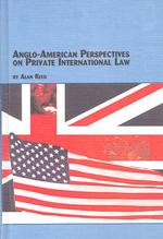 Anglo-American Perspectives on Private International Law