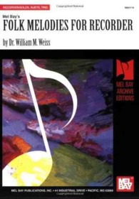 Folk Melodies for Recorder （Reprint）