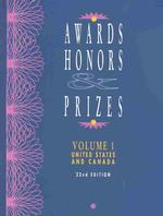 Awards Honors & Prizes : United States and Canada (Awards, Honors, and Prizes Vol 1: United States and Canada) 〈1〉 （22 SUB）