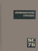 Shakespearean Criticism (Shakespearean Criticism)