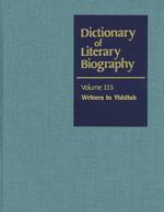 Dictionary of Literary Biography : Writer's in Yiddish