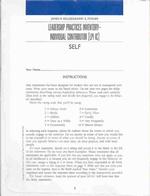 The Leadership Practices Inventory-Individual Contributor (Lpi-Ic), Includes 1 Self and 1 Participant's Workbook: Self Package Set (Includes Self and...(J-B Leadership Challenge: Kouzes/Posner)